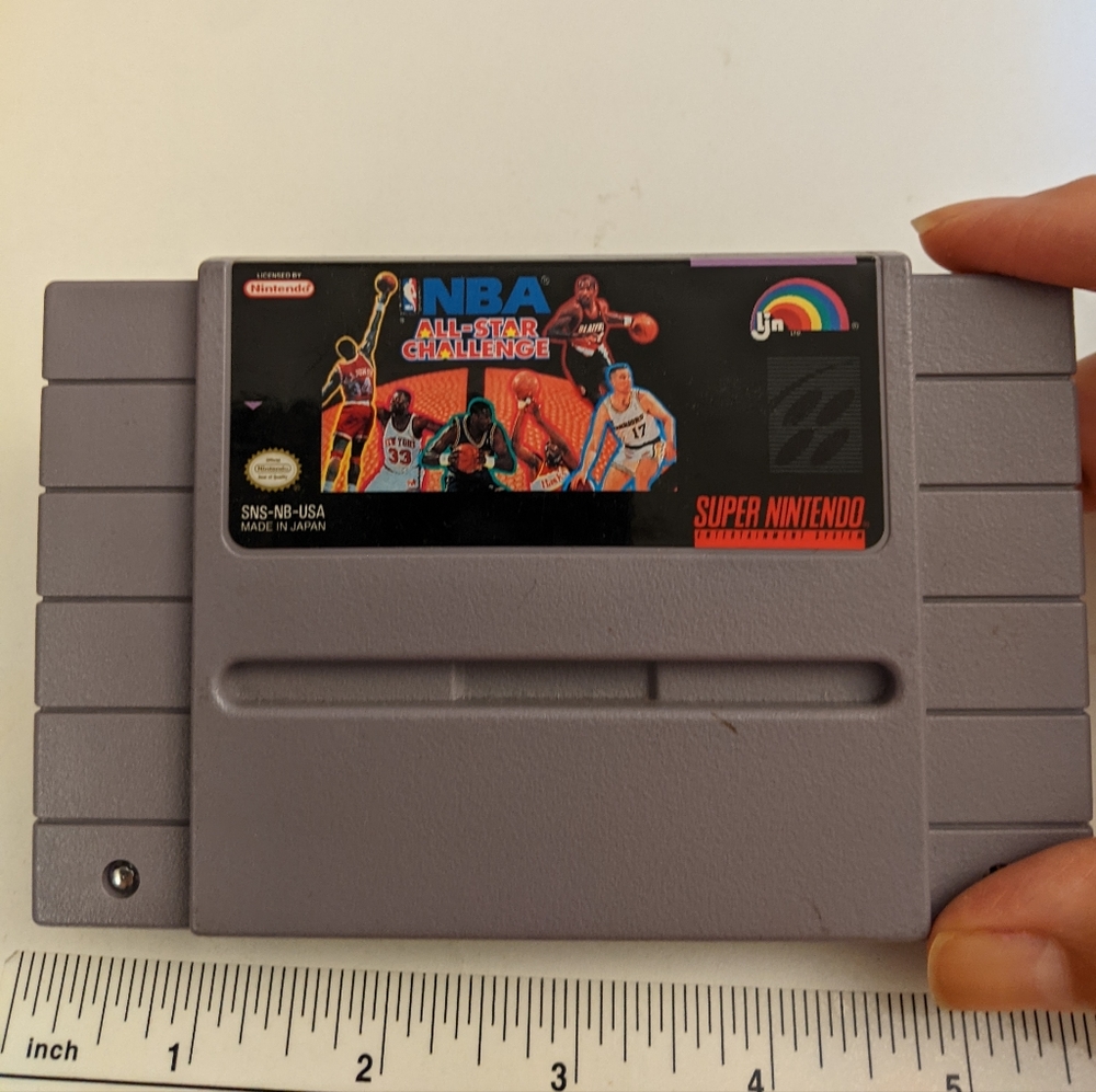 NBA All Star Challenge (Super Nintendo Entertainment System) - Tested, SALE